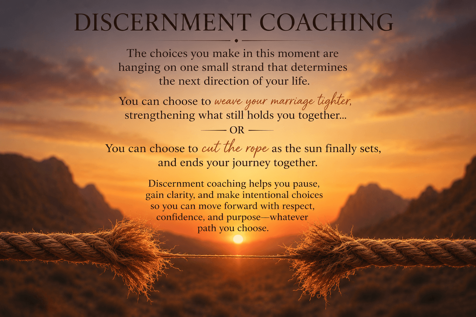 Discernment Coaching